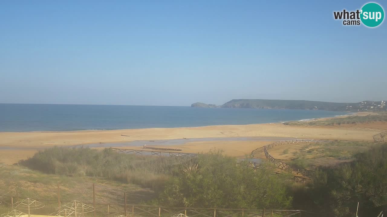 Webcam Torre dei Corsari – Live Beach View from Punta Usai