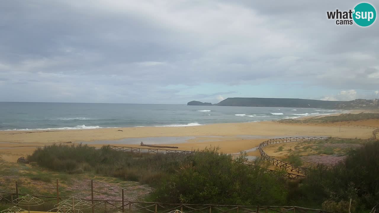 Cámara web Torre dei Corsari – Vista en directo de la playa desde Punta Usai
