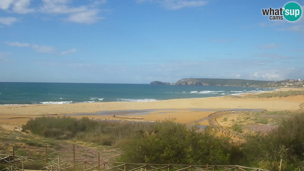Webcam Torre dei Corsari – Vista live sulla spiaggia da Punta Usai