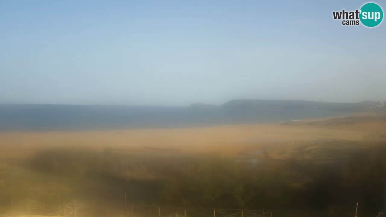 Web kamera Torre dei Corsari – Pogled uživo na plažu s Punta Usai