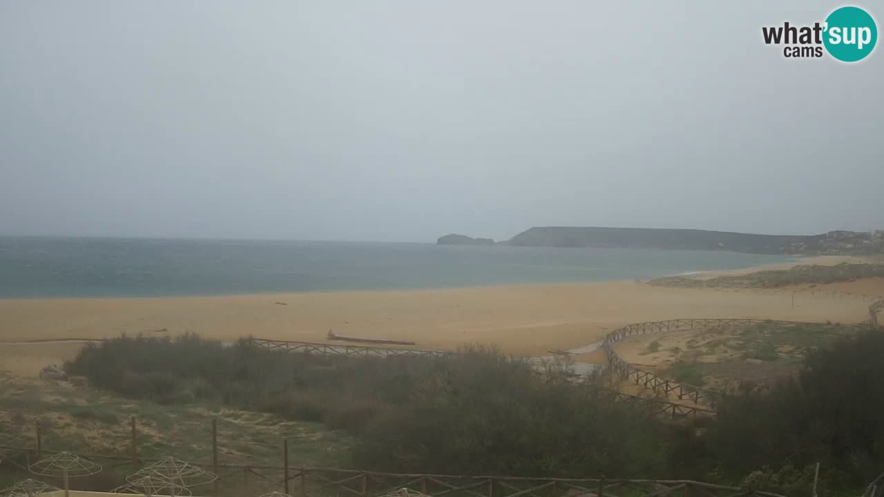 Webcam Torre dei Corsari – Vista live sulla spiaggia da Punta Usai