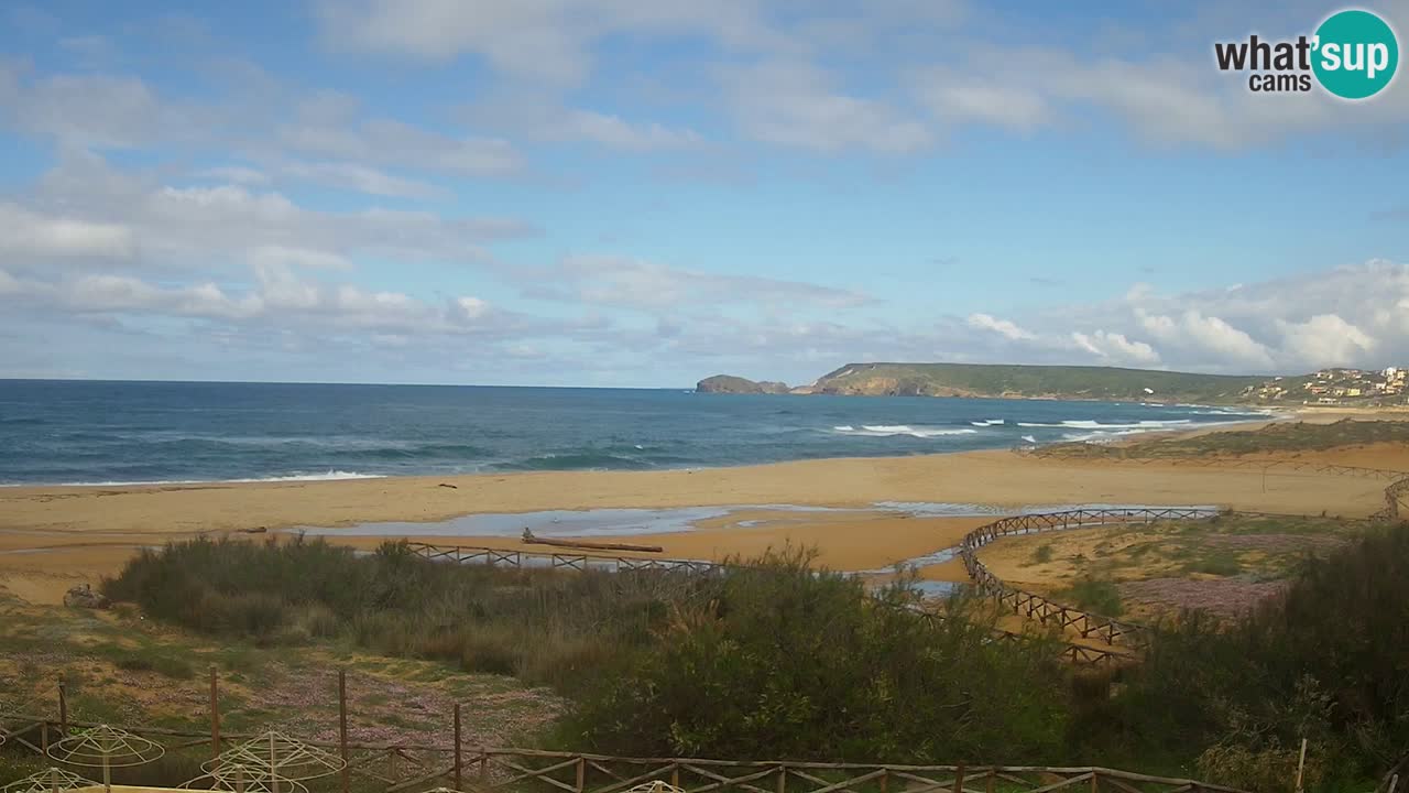 Webcam Torre dei Corsari – Vista live sulla spiaggia da Punta Usai