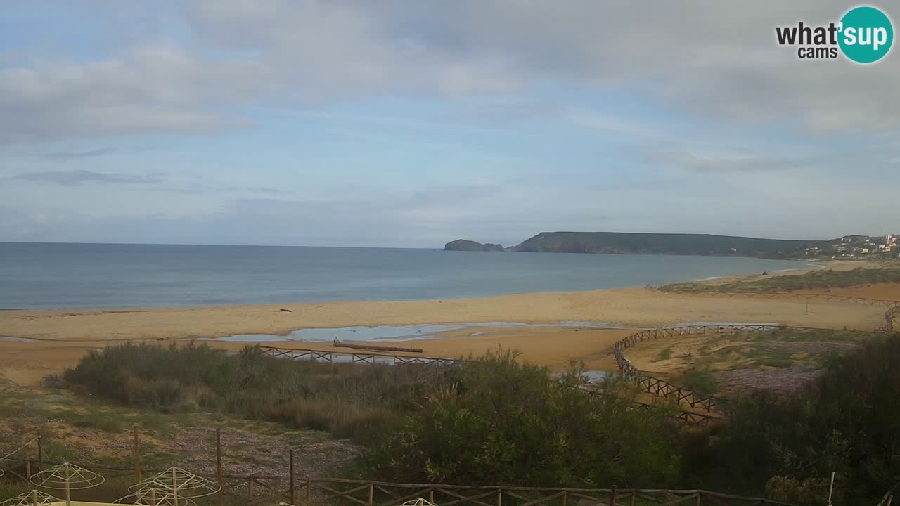 Webcam Torre dei Corsari – Vista live sulla spiaggia da Punta Usai