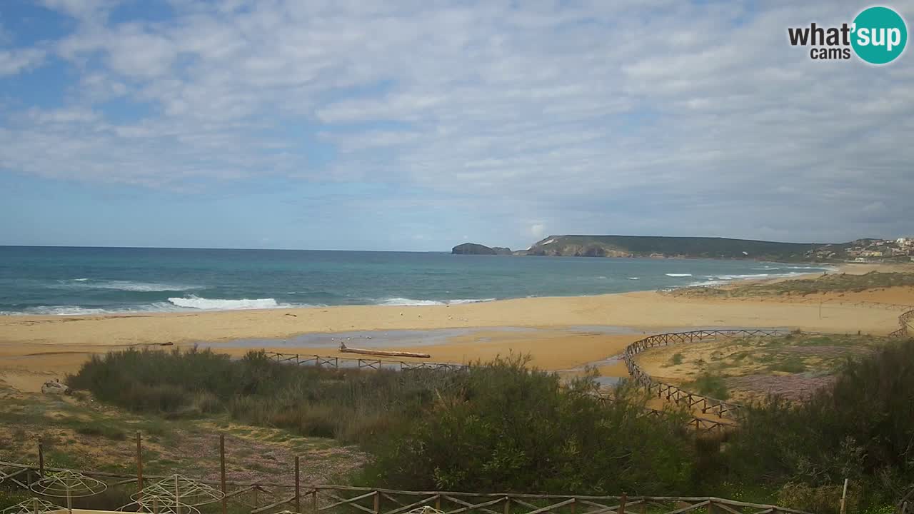 Webcam Torre dei Corsari – Vista live sulla spiaggia da Punta Usai
