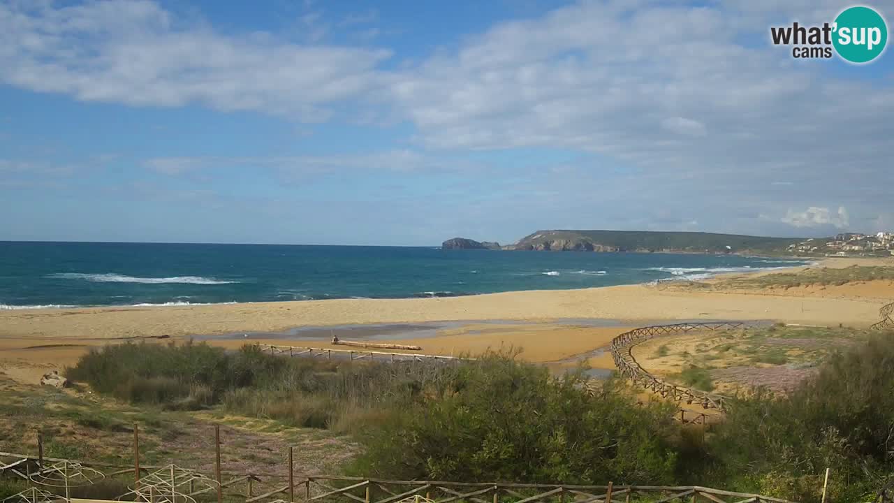 Webcam Torre dei Corsari – Vista live sulla spiaggia da Punta Usai