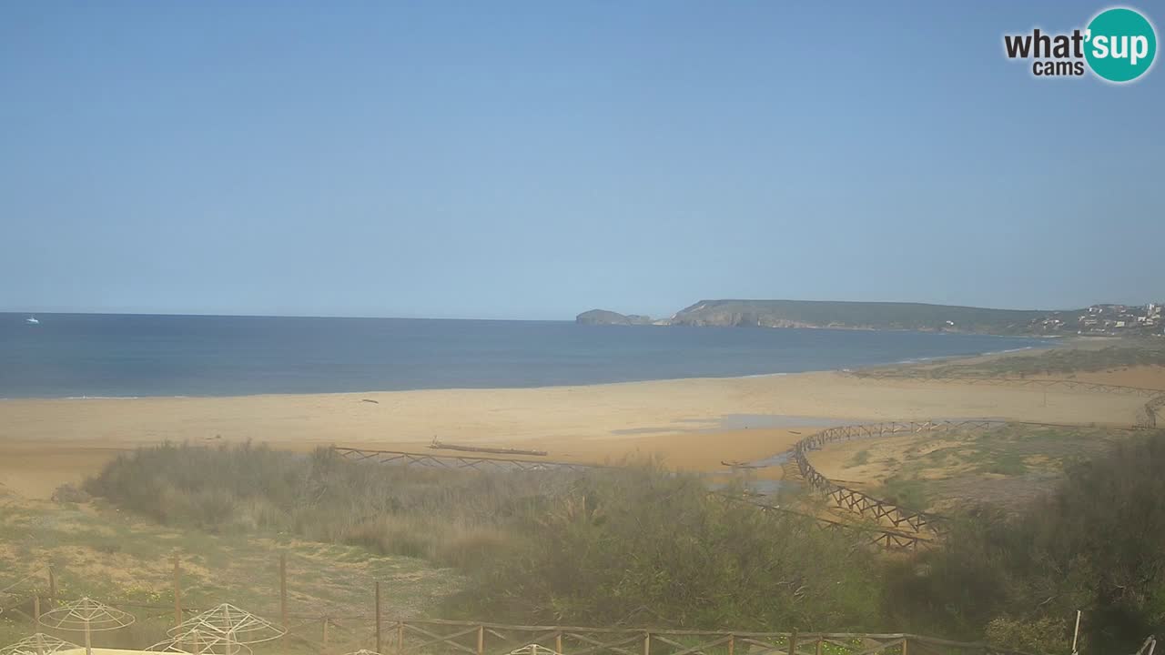 Webcam Torre dei Corsari – Live Beach View from Punta Usai