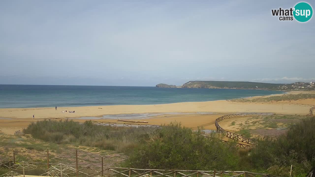 Webcam Torre dei Corsari – Liveblick auf den Strand von Punta Usai