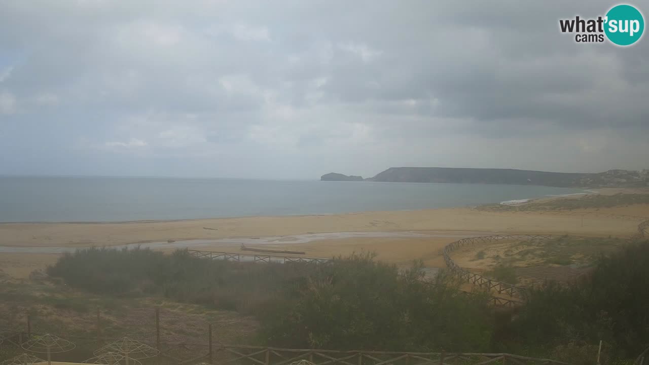 Webcam Torre dei Corsari – Liveblick auf den Strand von Punta Usai
