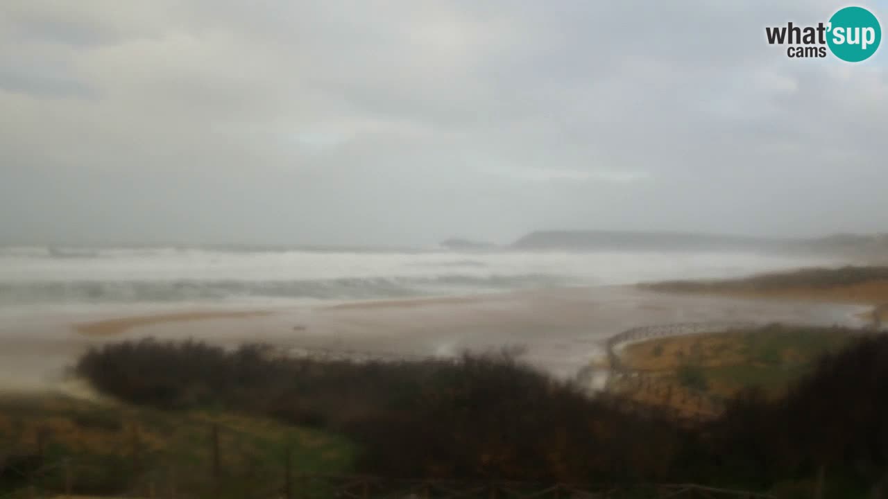 Webcam Torre dei Corsari – Vue en direct sur la plage depuis Punta Usai