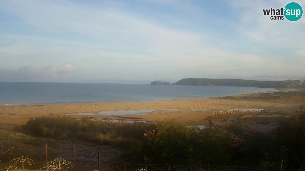 Webcam Torre dei Corsari – Vista live sulla spiaggia da Punta Usai