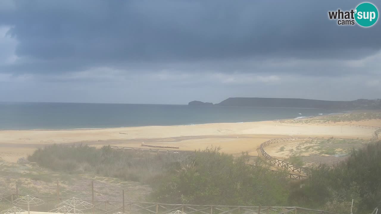 Webcam Torre dei Corsari – Vista live sulla spiaggia da Punta Usai
