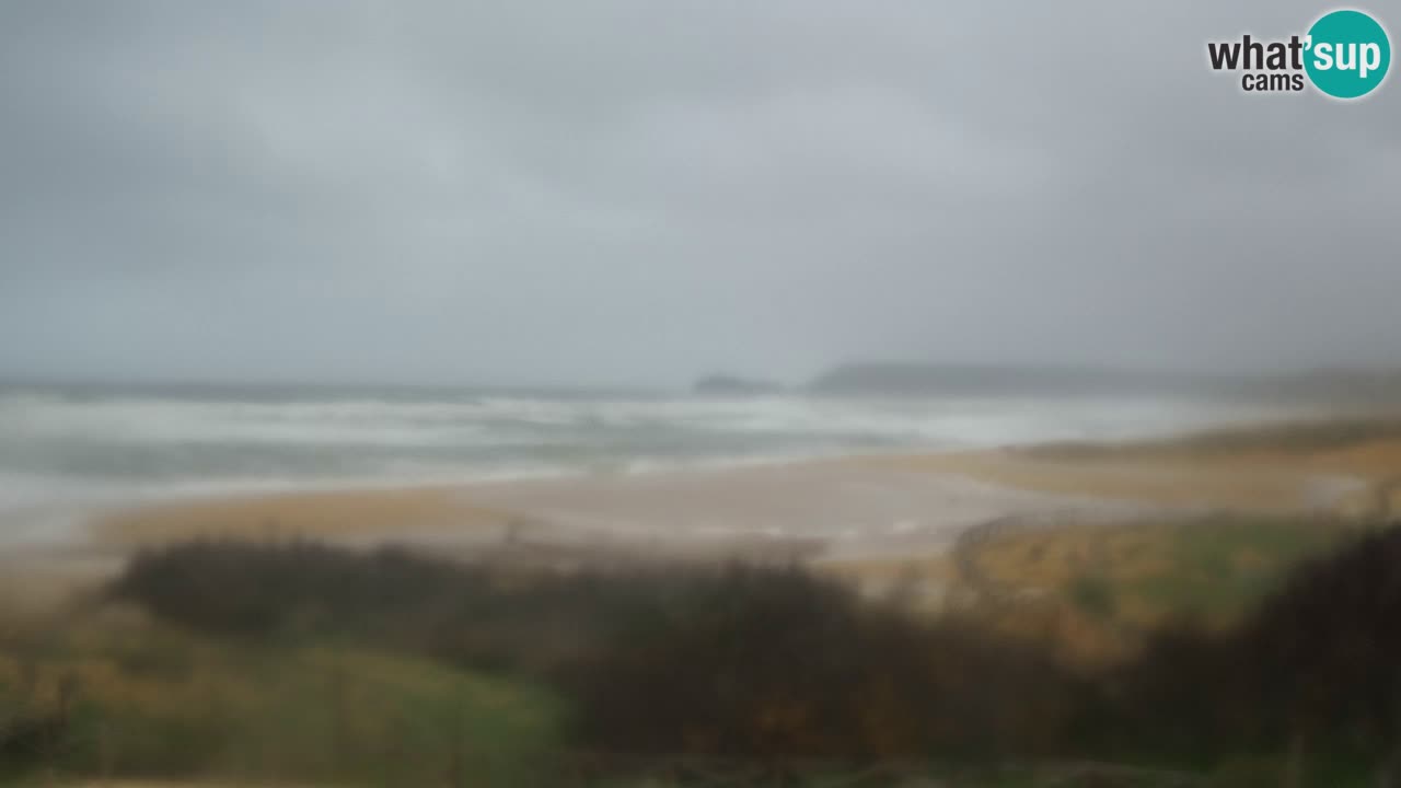 Web kamera Torre dei Corsari – Pogled uživo na plažu s Punta Usai