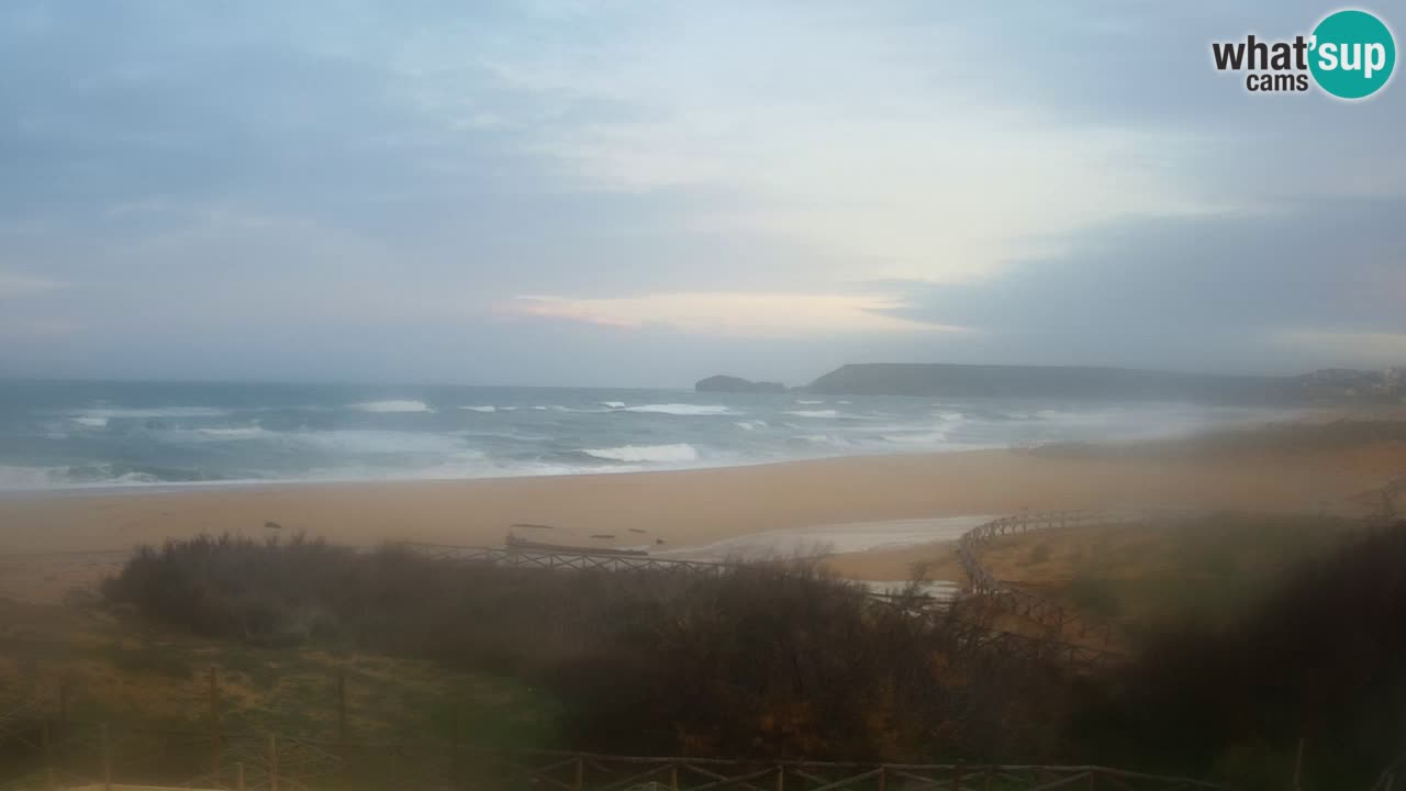 Cámara web Torre dei Corsari – Vista en directo de la playa desde Punta Usai