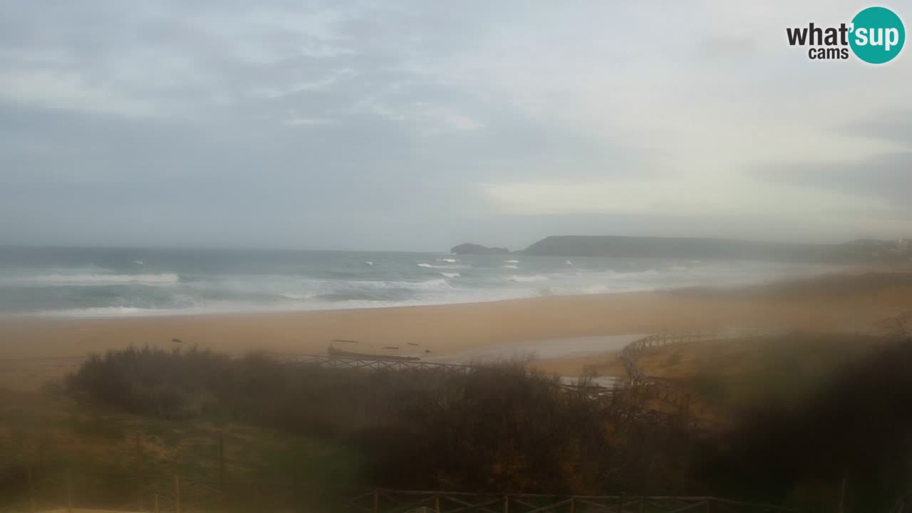 Webcam Torre dei Corsari – Vue en direct sur la plage depuis Punta Usai