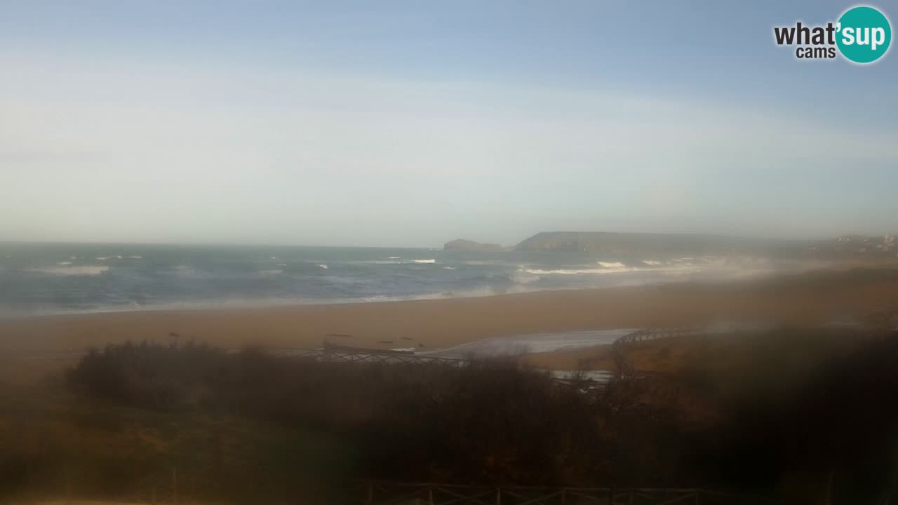 Webcam Torre dei Corsari – Vue en direct sur la plage depuis Punta Usai
