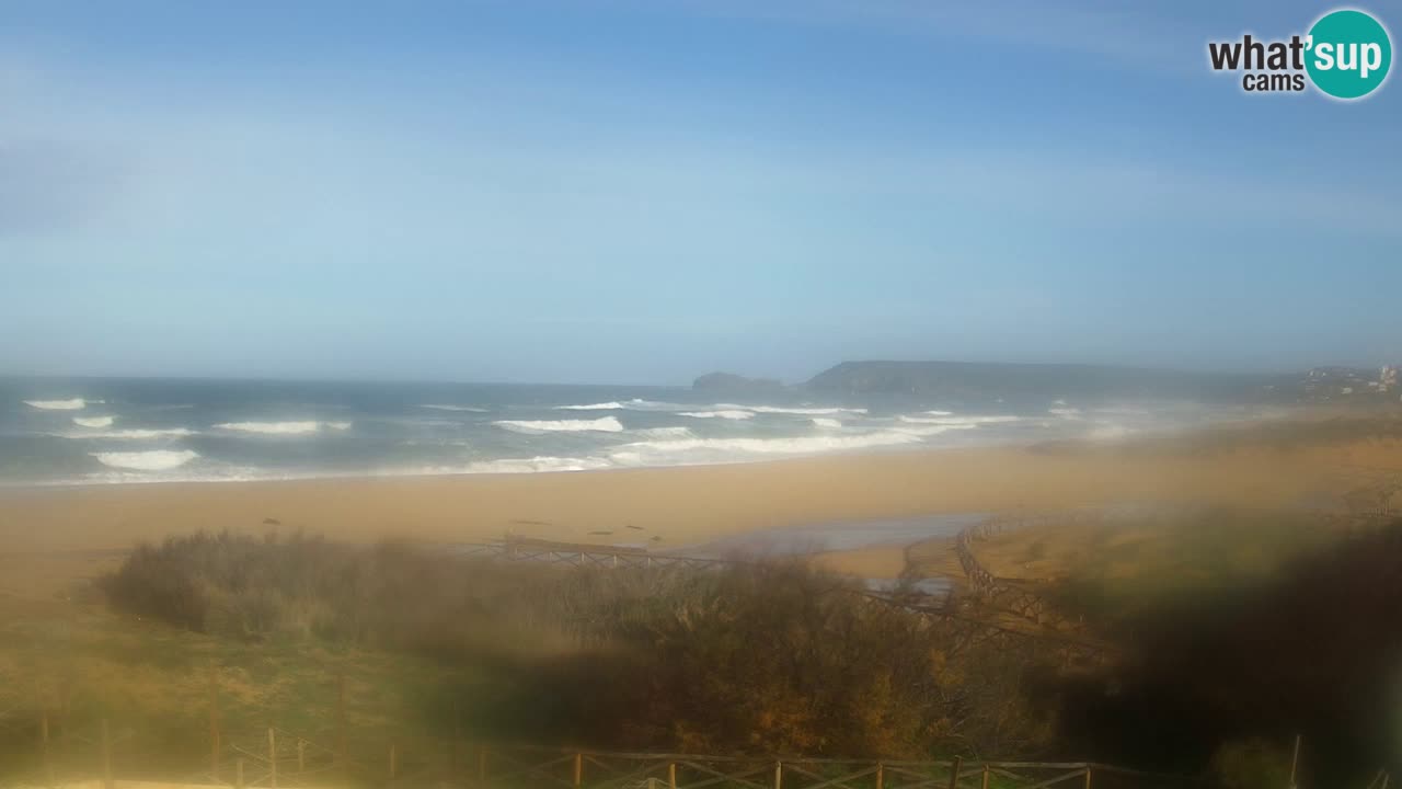 Webcam Torre dei Corsari – Live Beach View from Punta Usai