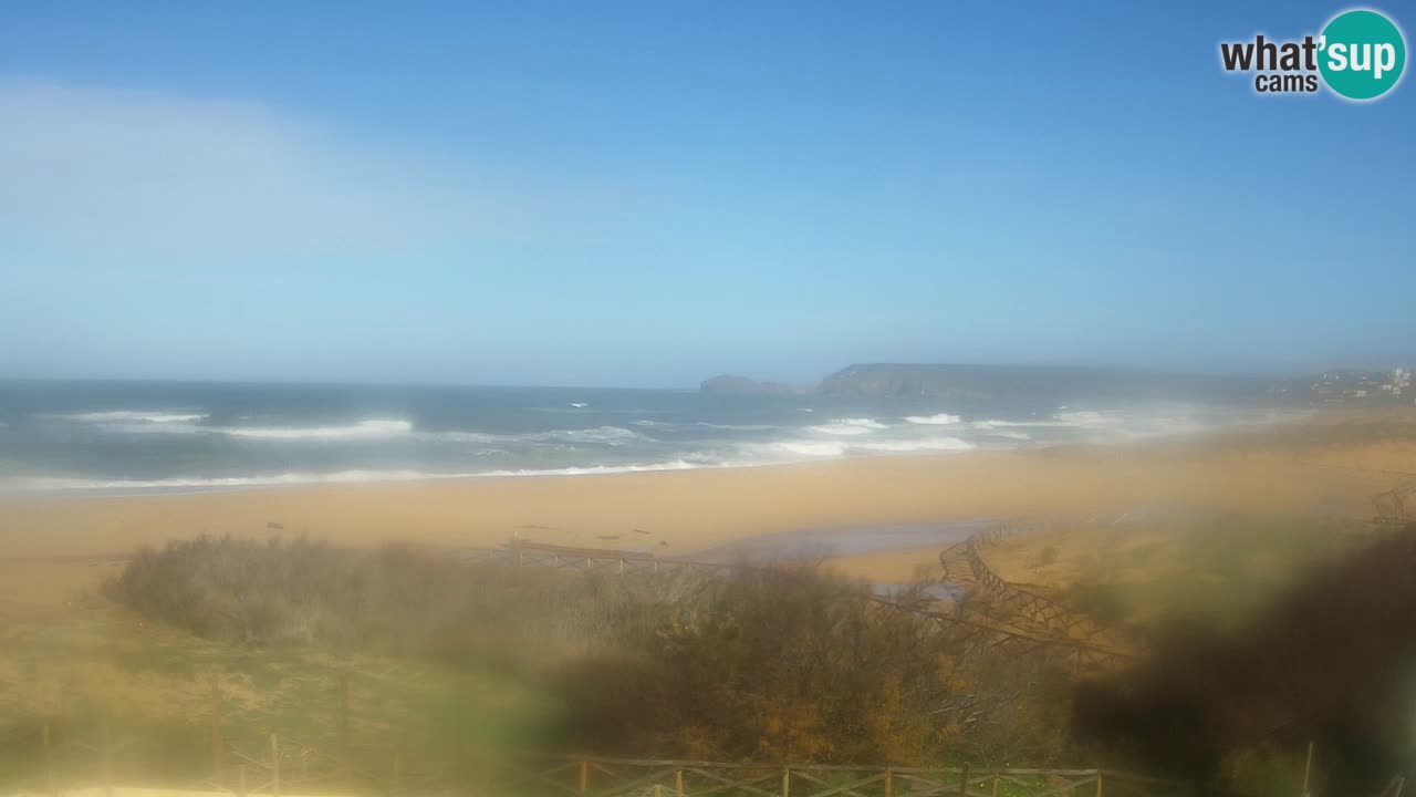 Webcam Torre dei Corsari – Vista live sulla spiaggia da Punta Usai