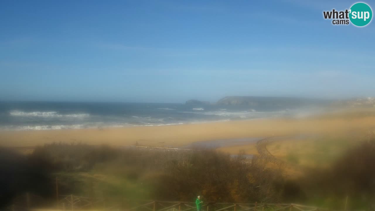 Webcam Torre dei Corsari – Vue en direct sur la plage depuis Punta Usai