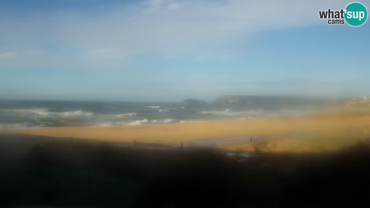 Webcam Torre dei Corsari – Liveblick auf den Strand von Punta Usai