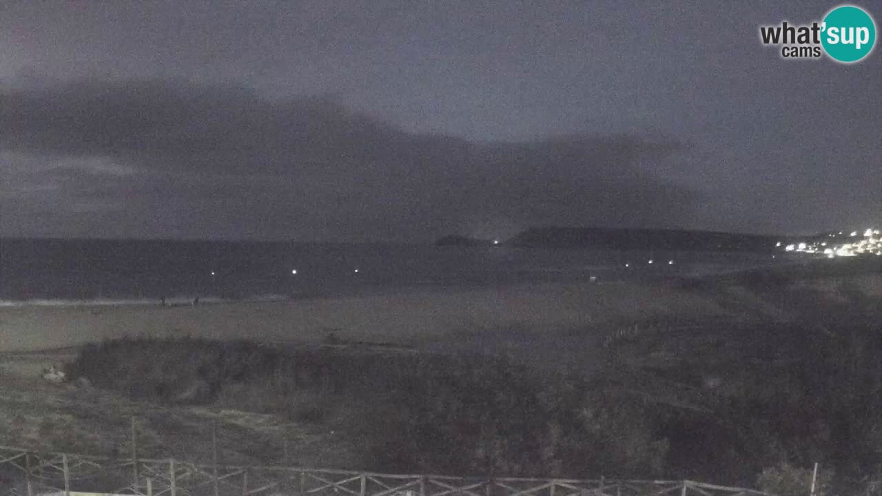 Web kamera Torre dei Corsari – Pogled uživo na plažu s Punta Usai