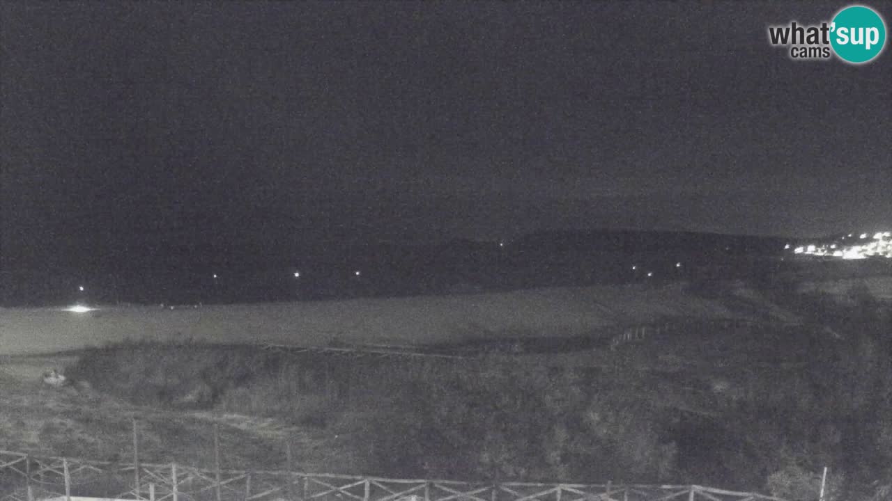 Webcam Torre dei Corsari – Liveblick auf den Strand von Punta Usai