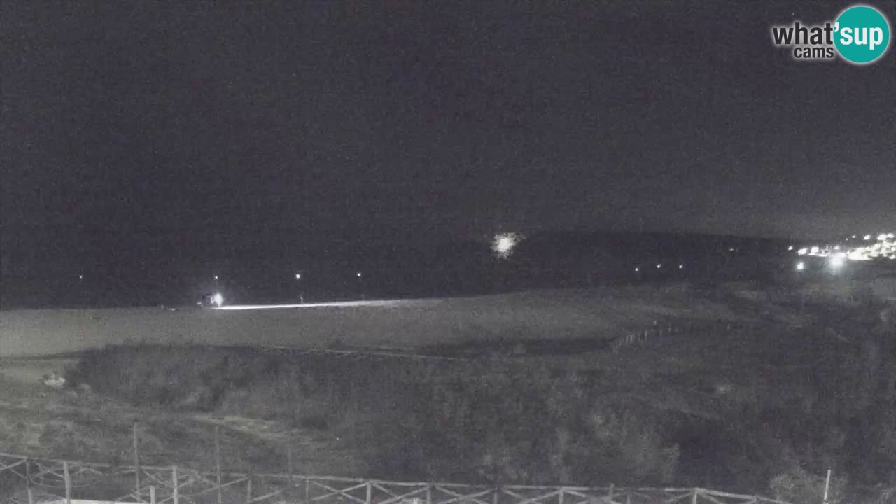 Webcam Torre dei Corsari – Liveblick auf den Strand von Punta Usai