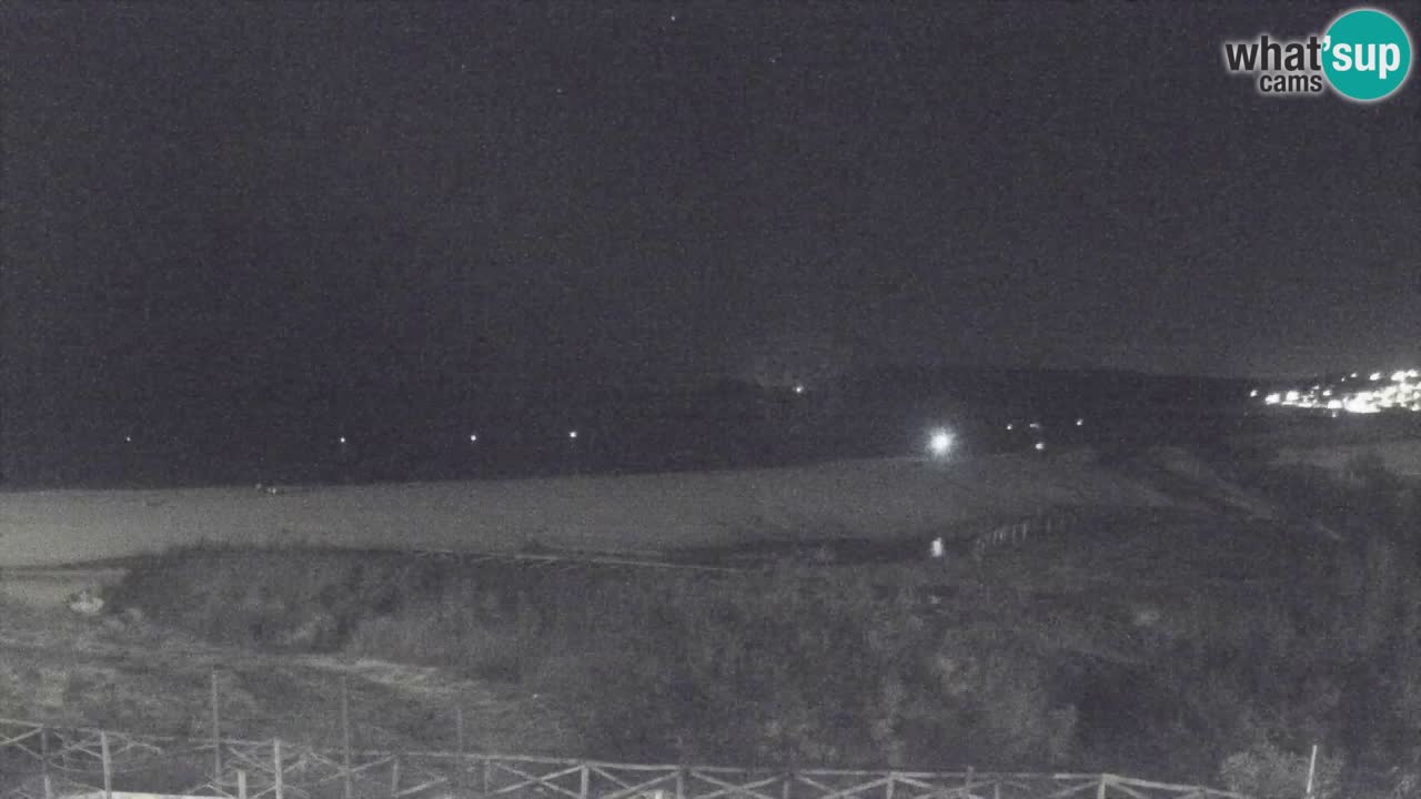 Cámara web Torre dei Corsari – Vista en directo de la playa desde Punta Usai