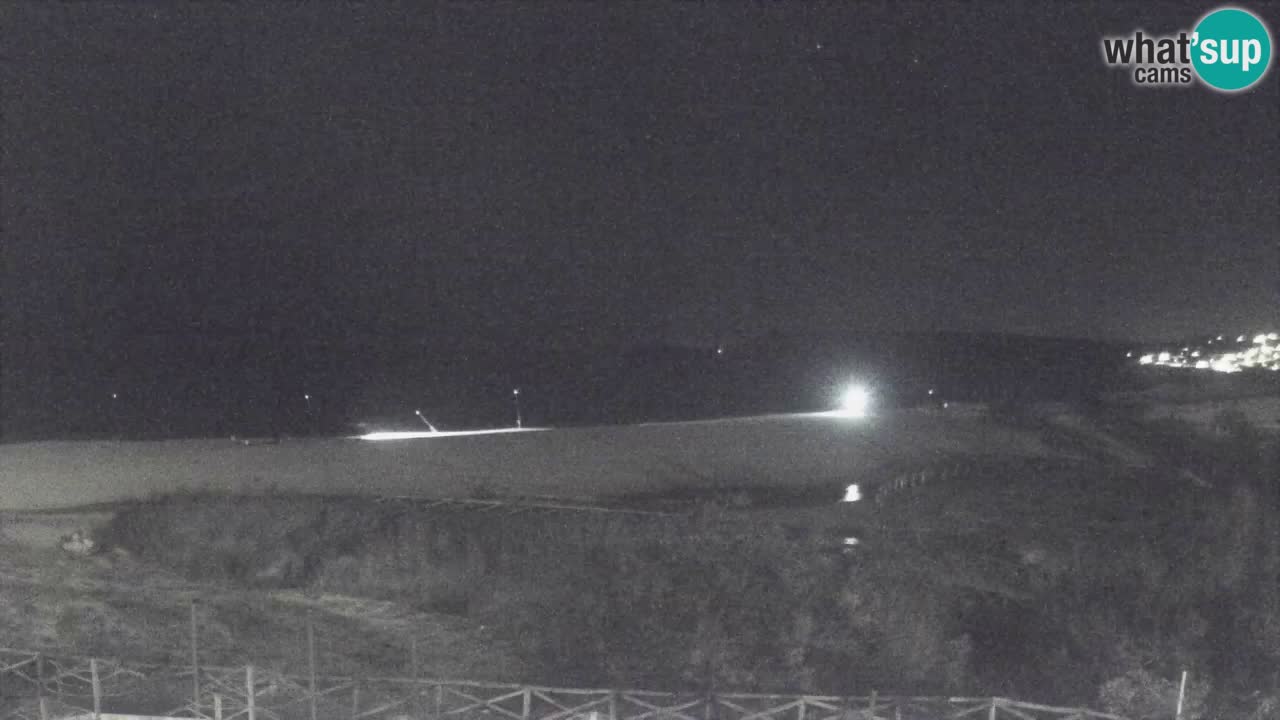 Webcam Torre dei Corsari – Liveblick auf den Strand von Punta Usai