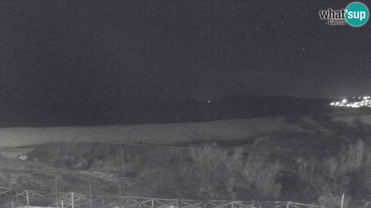 Cámara web Torre dei Corsari – Vista en directo de la playa desde Punta Usai