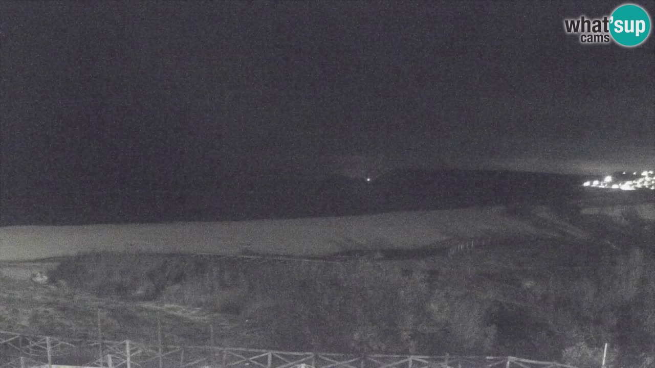 Webcam Torre dei Corsari – Vue en direct sur la plage depuis Punta Usai