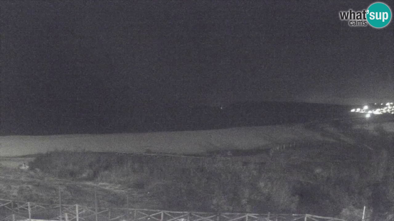 Cámara web Torre dei Corsari – Vista en directo de la playa desde Punta Usai