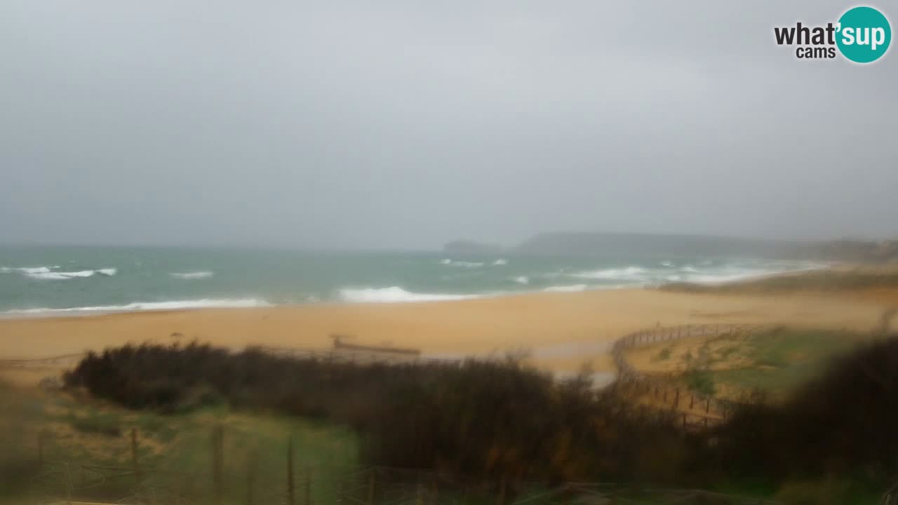 Webcam Torre dei Corsari – Vue en direct sur la plage depuis Punta Usai