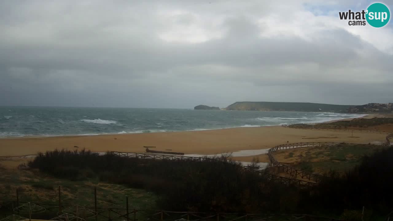 Webcam Torre dei Corsari – Vista live sulla spiaggia da Punta Usai