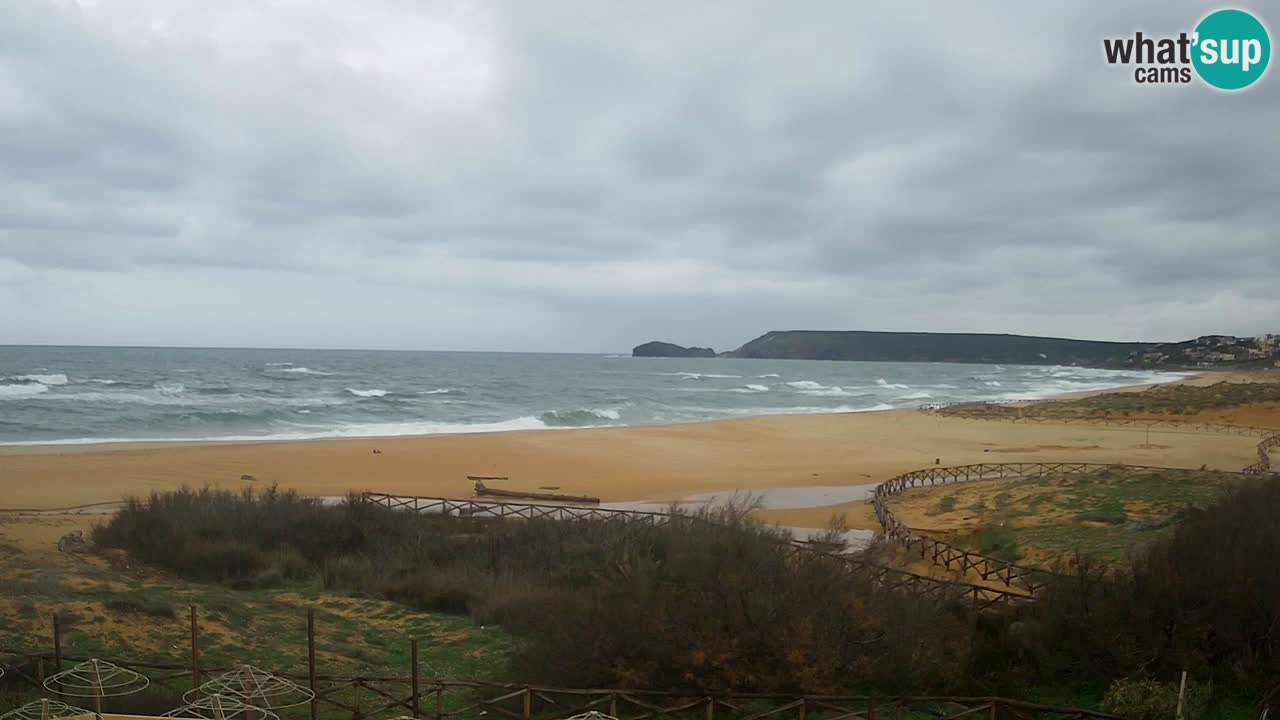 Webcam Torre dei Corsari – Vista live sulla spiaggia da Punta Usai