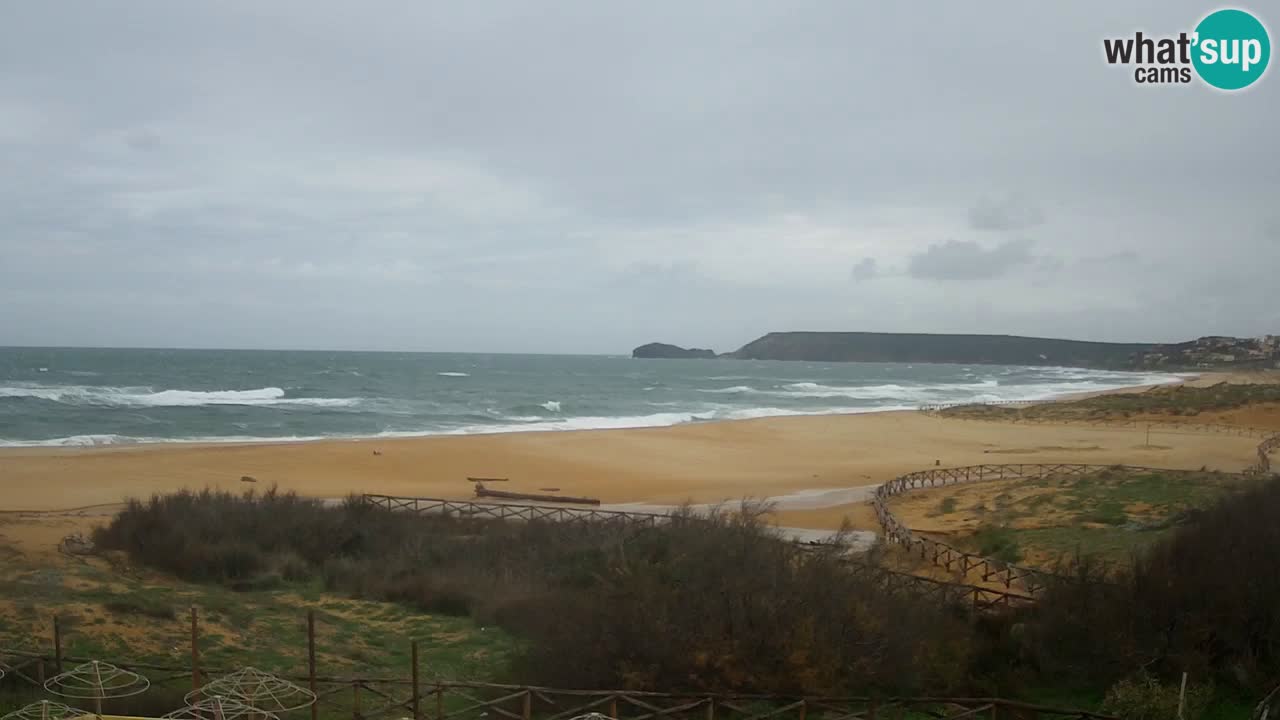 Webcam Torre dei Corsari – Vista live sulla spiaggia da Punta Usai
