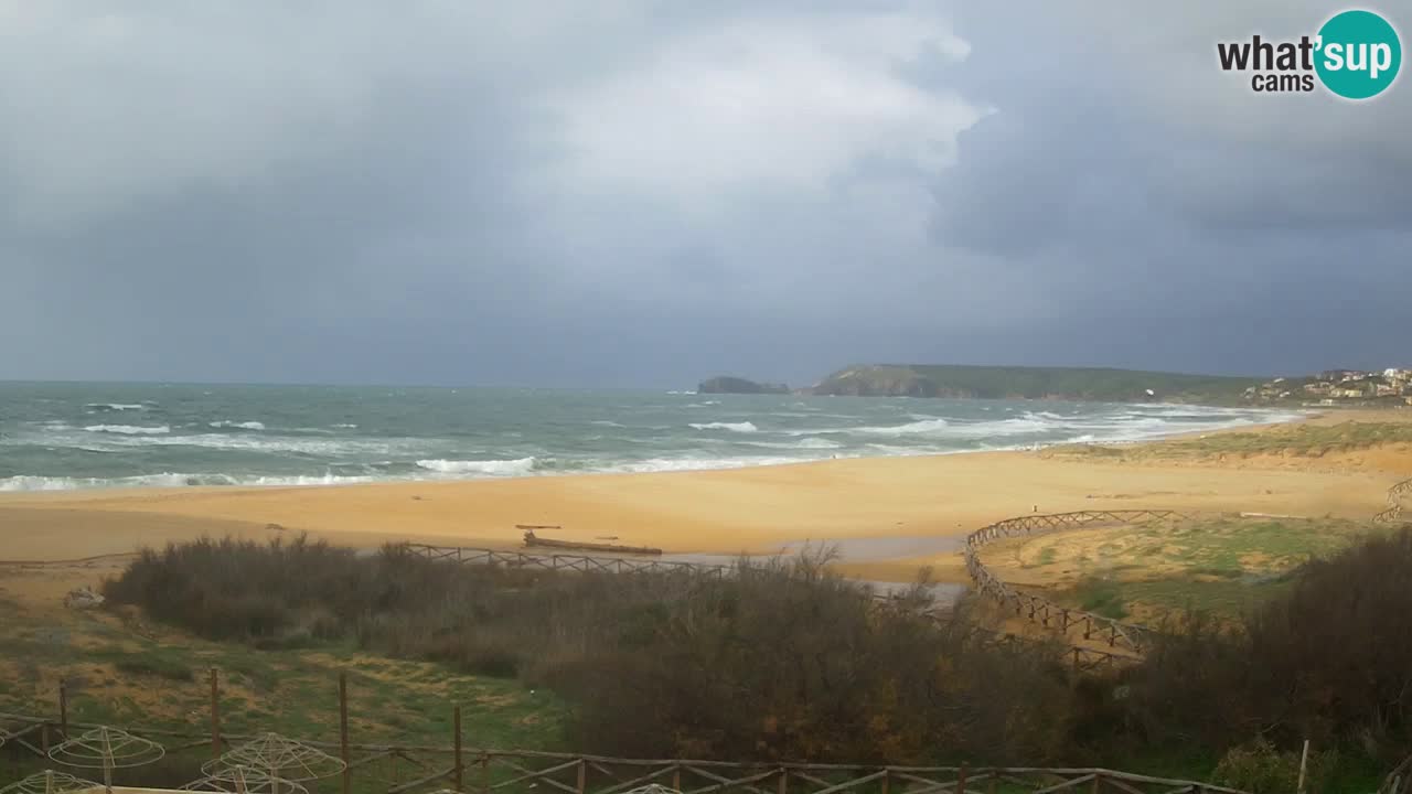 Webcam Torre dei Corsari – Liveblick auf den Strand von Punta Usai