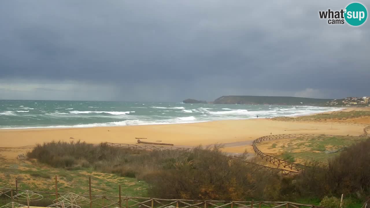Webcam Torre dei Corsari – Vue en direct sur la plage depuis Punta Usai