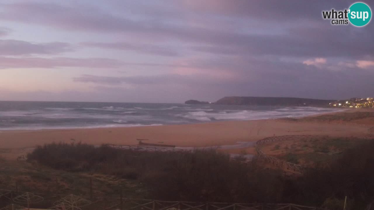 Webcam Torre dei Corsari – Vue en direct sur la plage depuis Punta Usai
