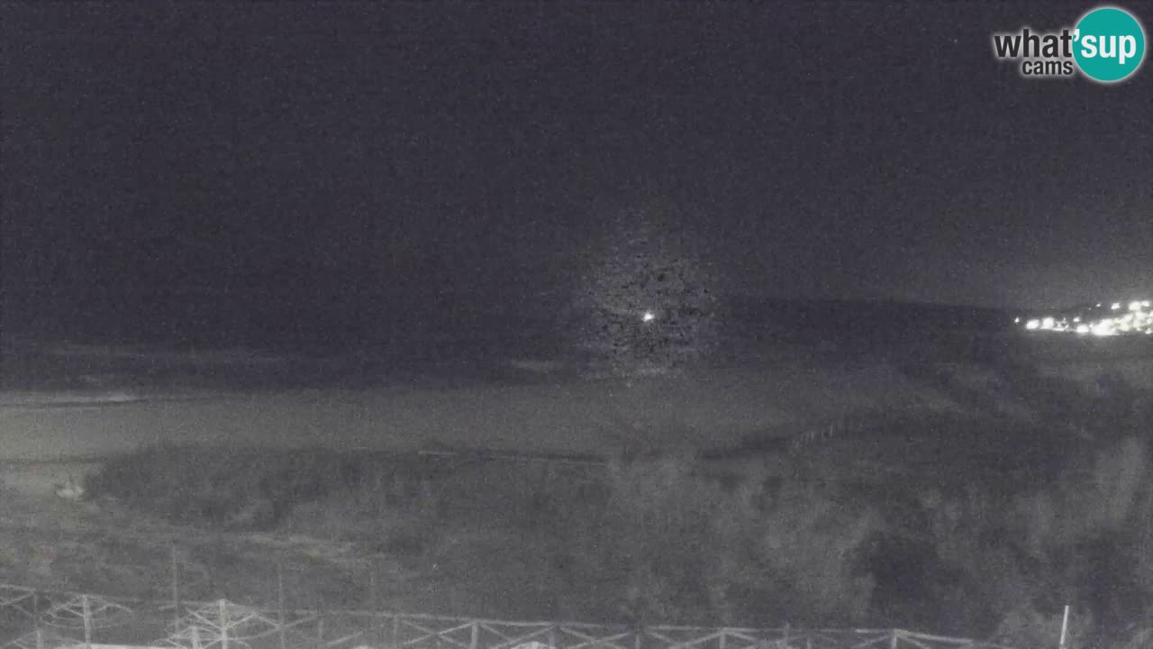 Webcam Torre dei Corsari – Vue en direct sur la plage depuis Punta Usai