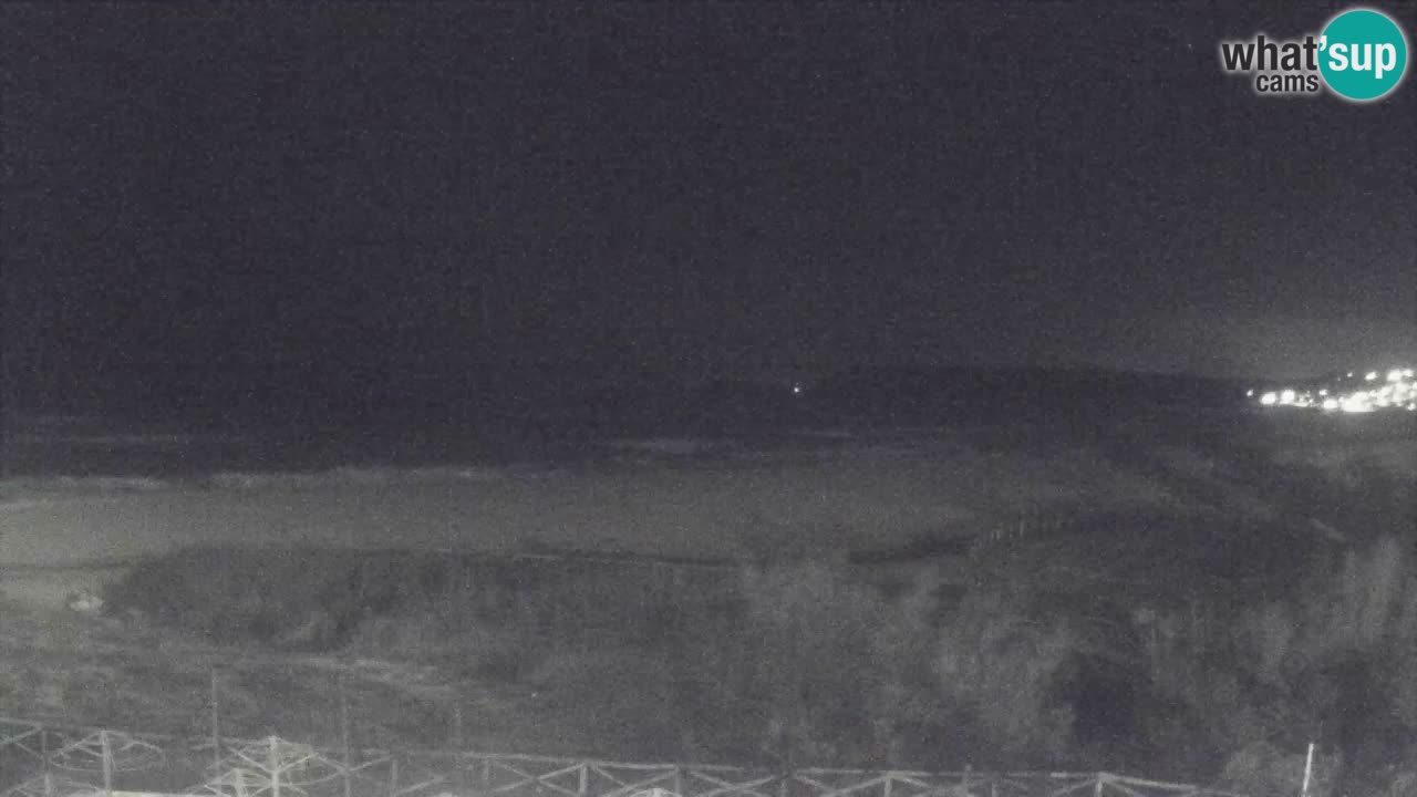 Webcam Torre dei Corsari – Liveblick auf den Strand von Punta Usai