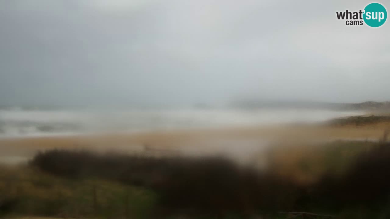 Web kamera Torre dei Corsari – Pogled uživo na plažu s Punta Usai
