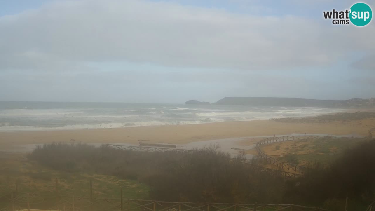 Cámara web Torre dei Corsari – Vista en directo de la playa desde Punta Usai