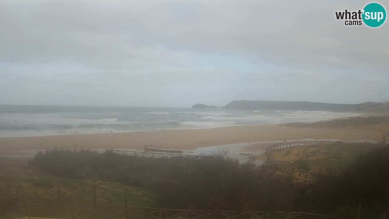 Webcam Torre dei Corsari – Vista live sulla spiaggia da Punta Usai