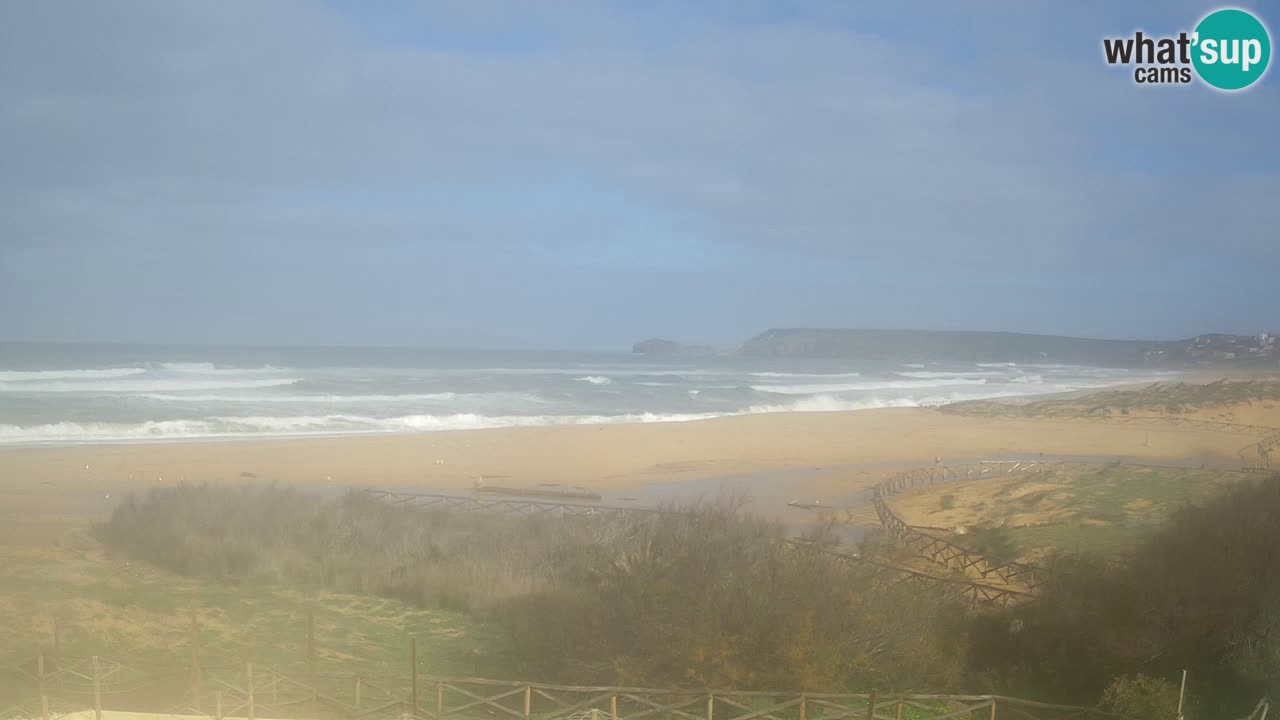 Webcam Torre dei Corsari – Vista live sulla spiaggia da Punta Usai