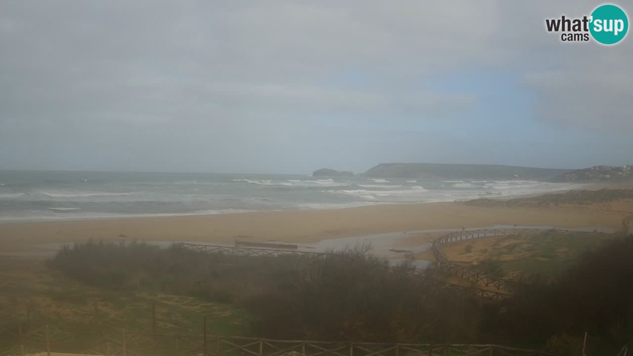 Webcam Torre dei Corsari – Vista live sulla spiaggia da Punta Usai