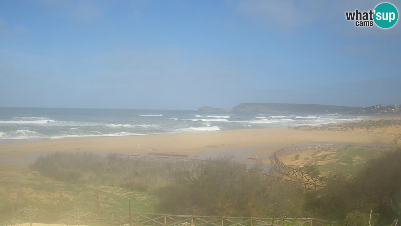 Cámara web Torre dei Corsari – Vista en directo de la playa desde Punta Usai