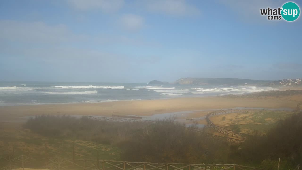 Web kamera Torre dei Corsari – Pogled uživo na plažu s Punta Usai