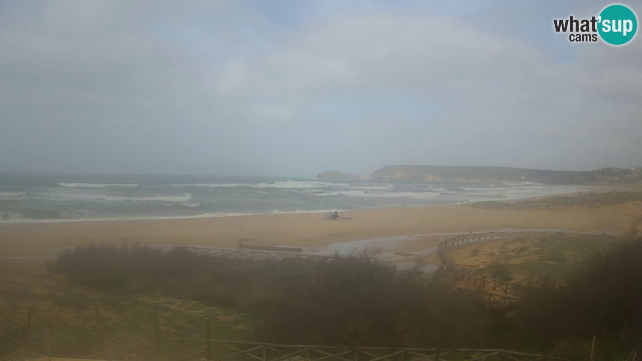 Webcam Torre dei Corsari – Vista live sulla spiaggia da Punta Usai