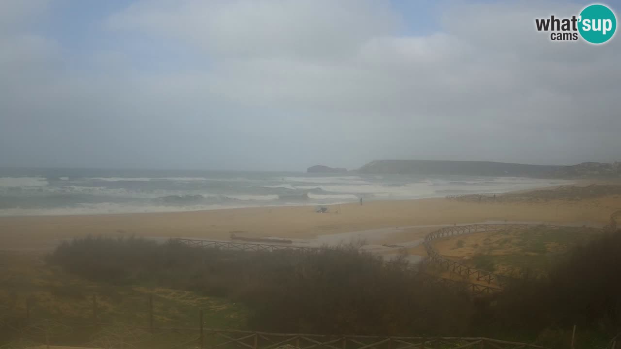 Webcam Torre dei Corsari – Vue en direct sur la plage depuis Punta Usai