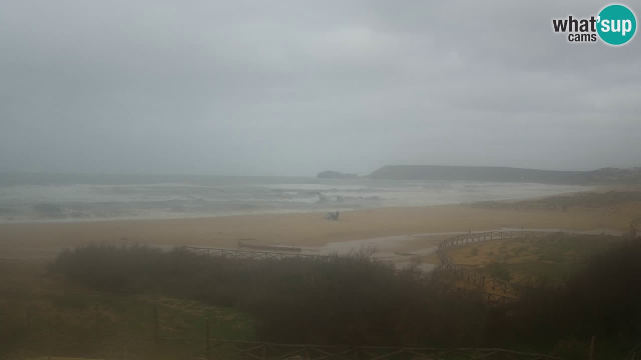 Web kamera Torre dei Corsari – Pogled uživo na plažu s Punta Usai